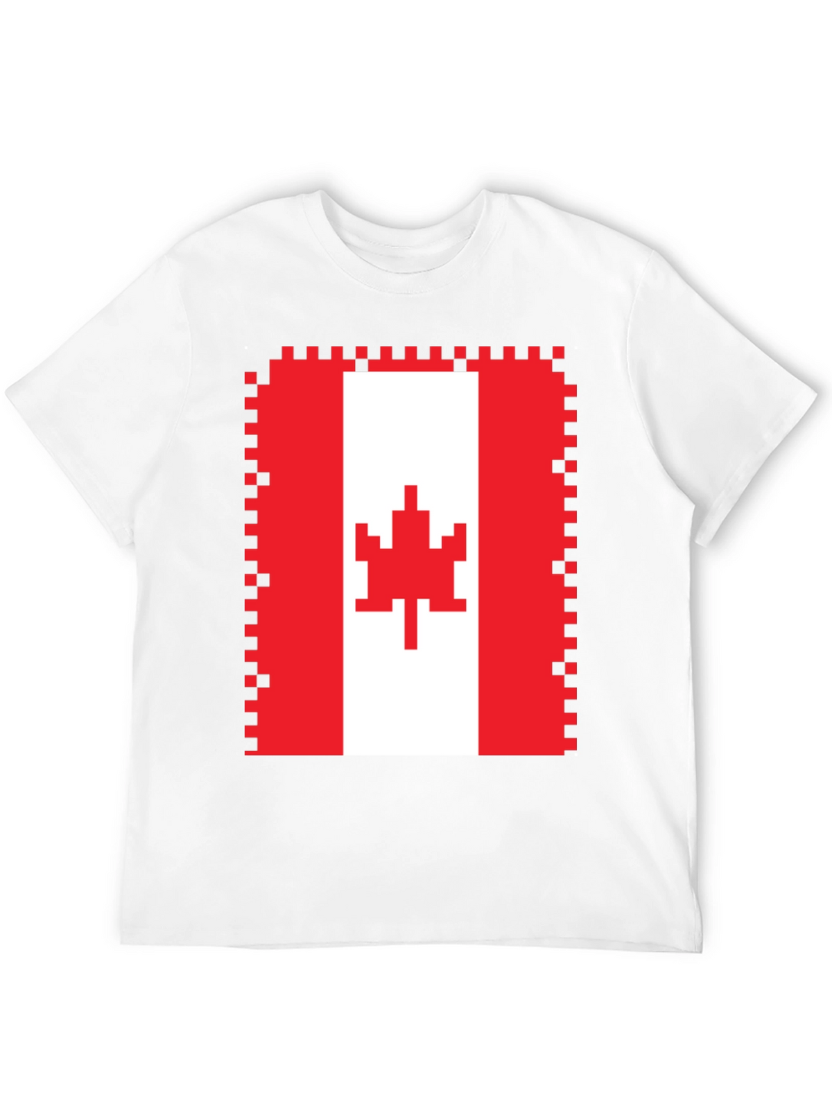 Pixelated Canadian Flag T-Shirt