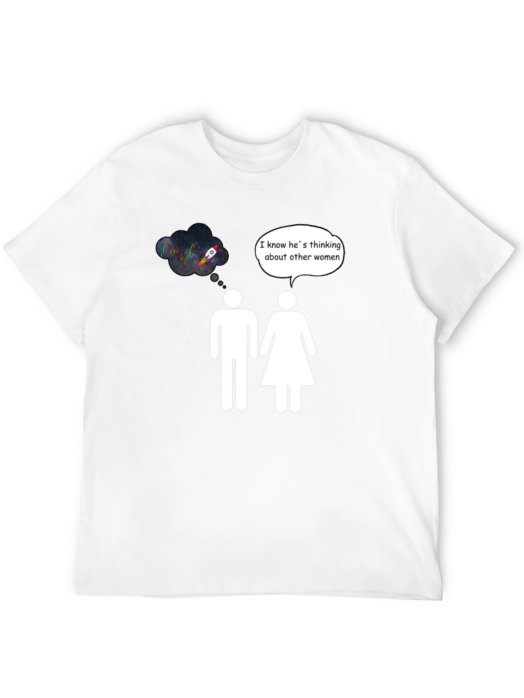 Rocket to the Moon Humor T-Shirt