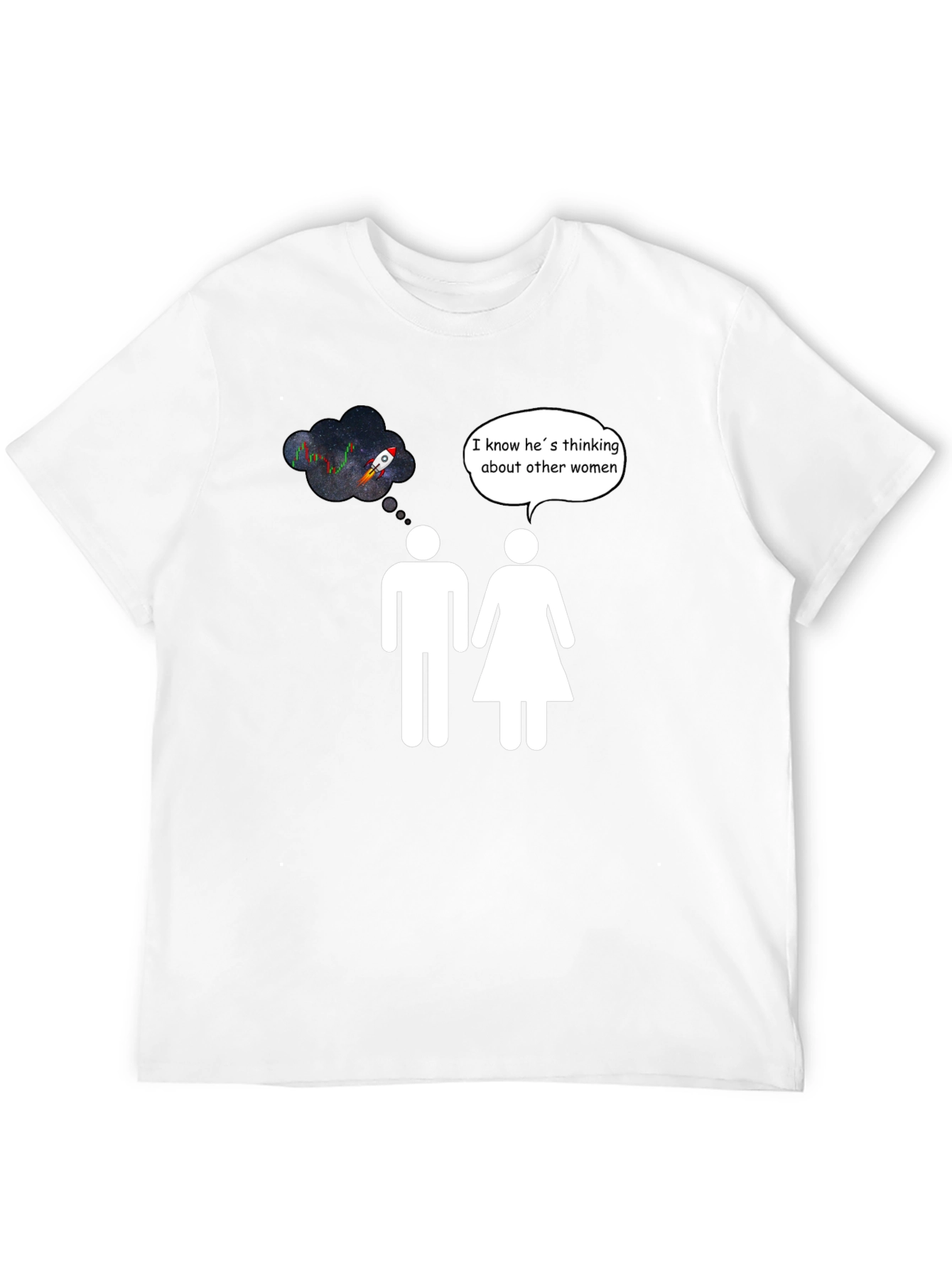 Rocket to the Moon Humor T-Shirt