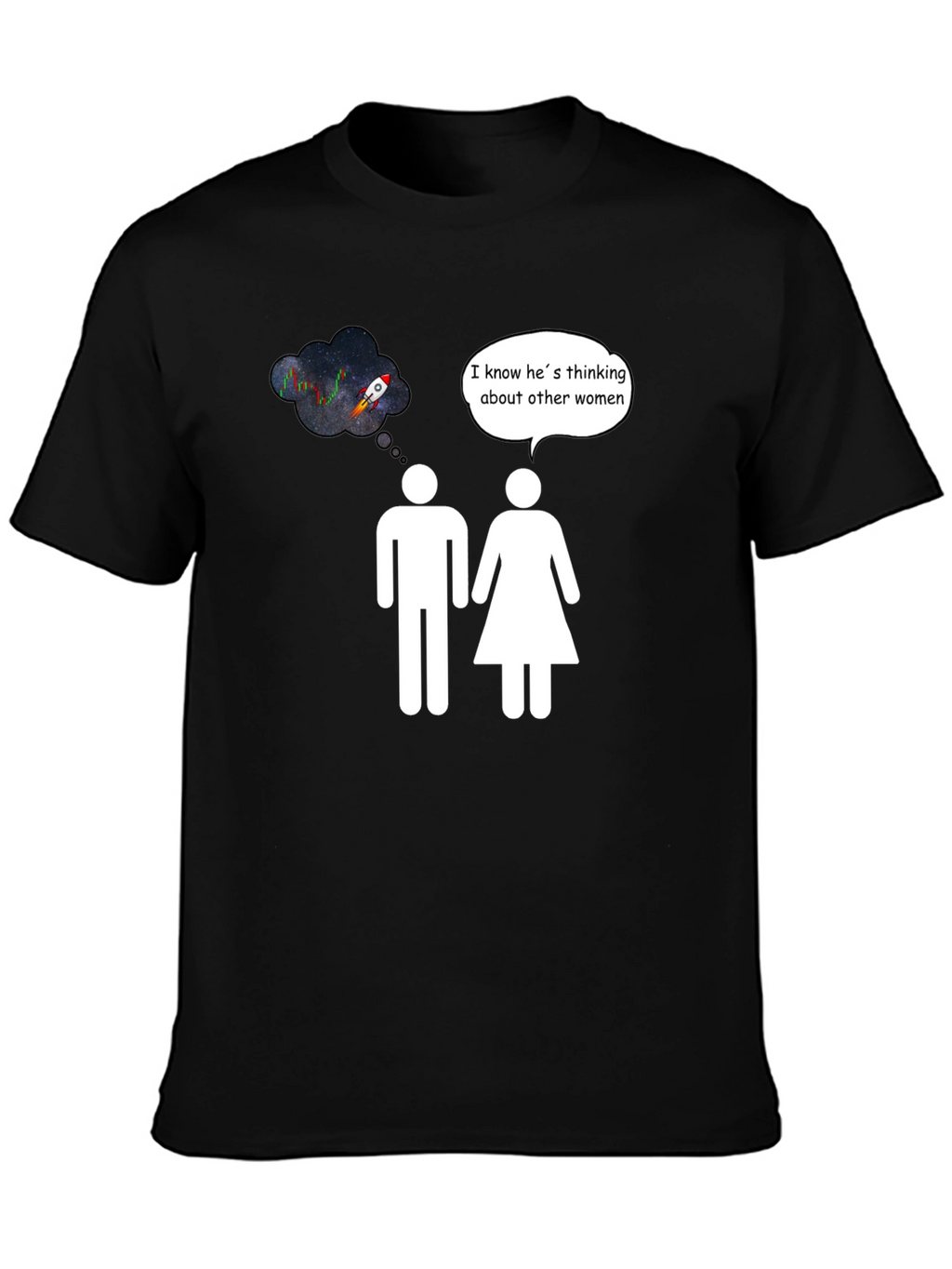 Rocket to the Moon Humor T-Shirt