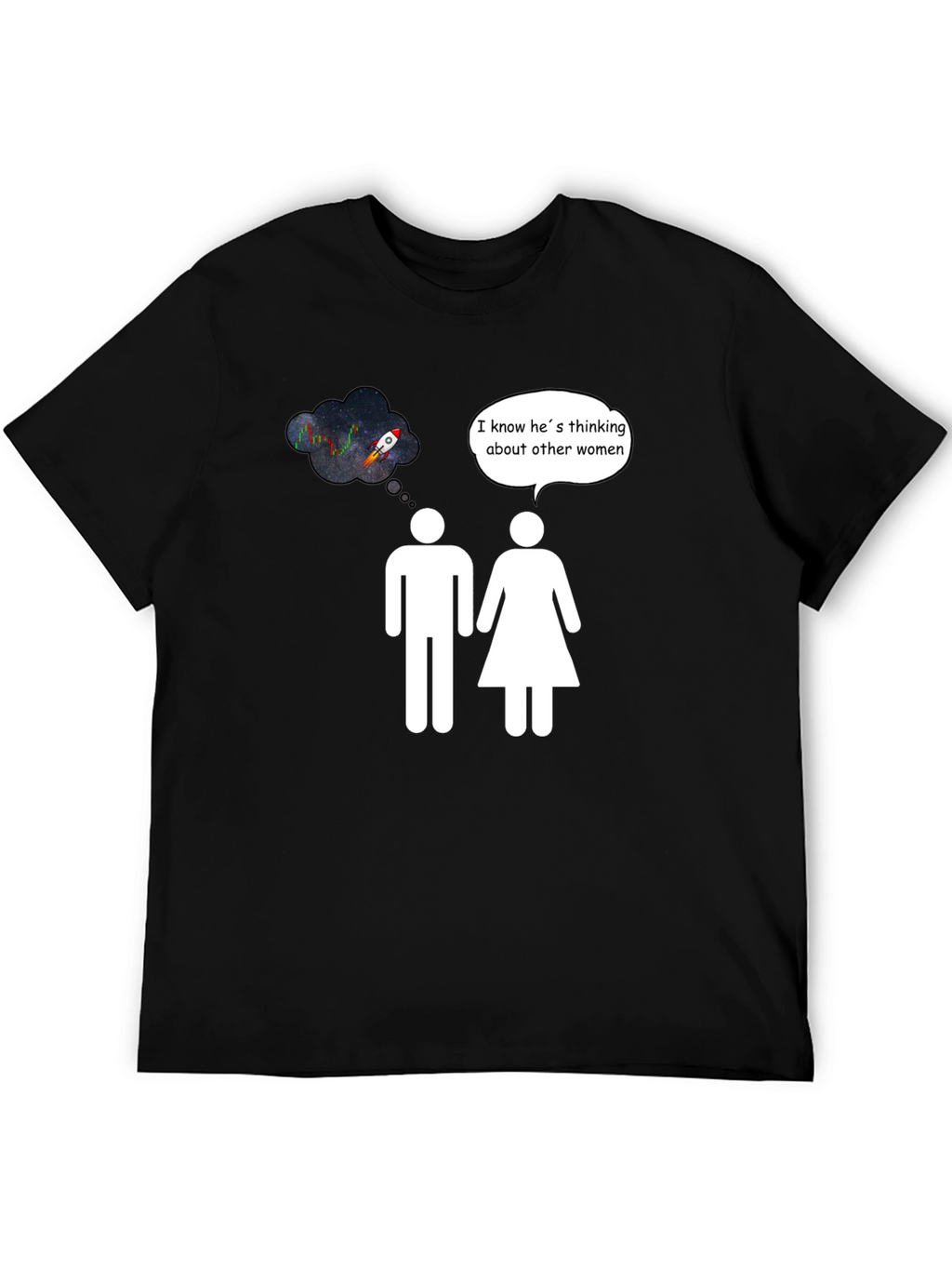 Rocket to the Moon Humor T-Shirt