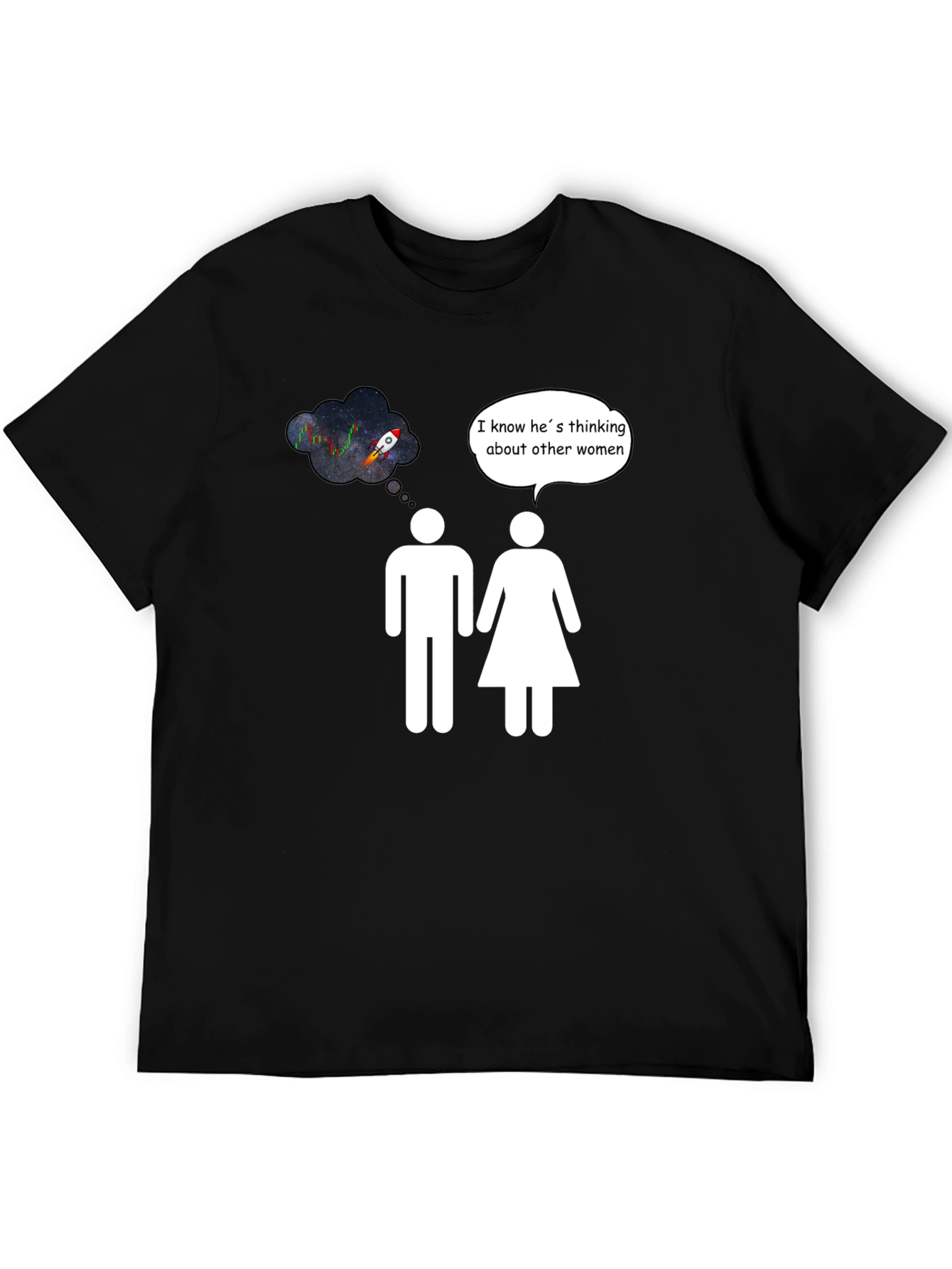 Rocket to the Moon Humor T-Shirt