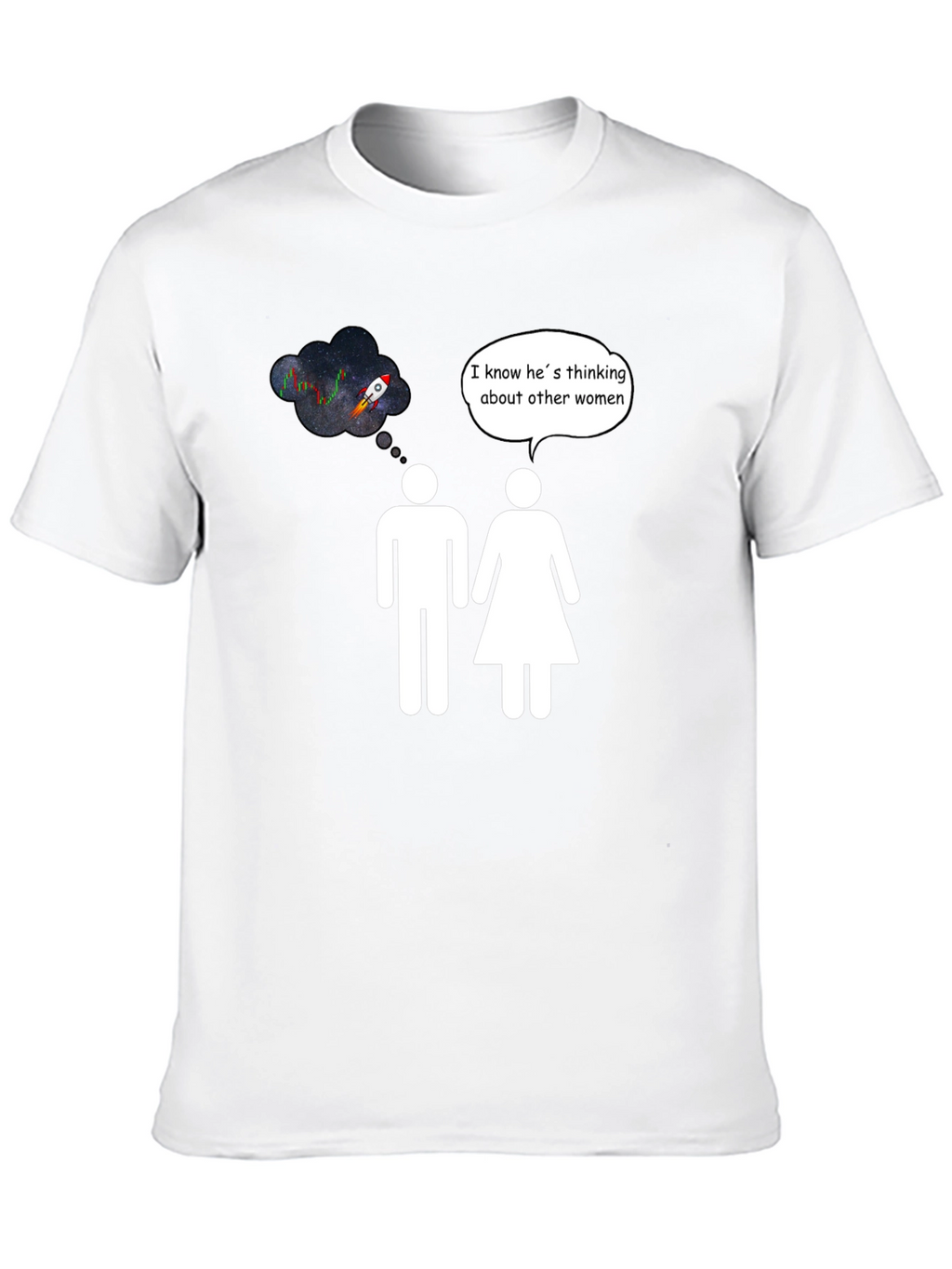 Rocket to the Moon Humor T-Shirt