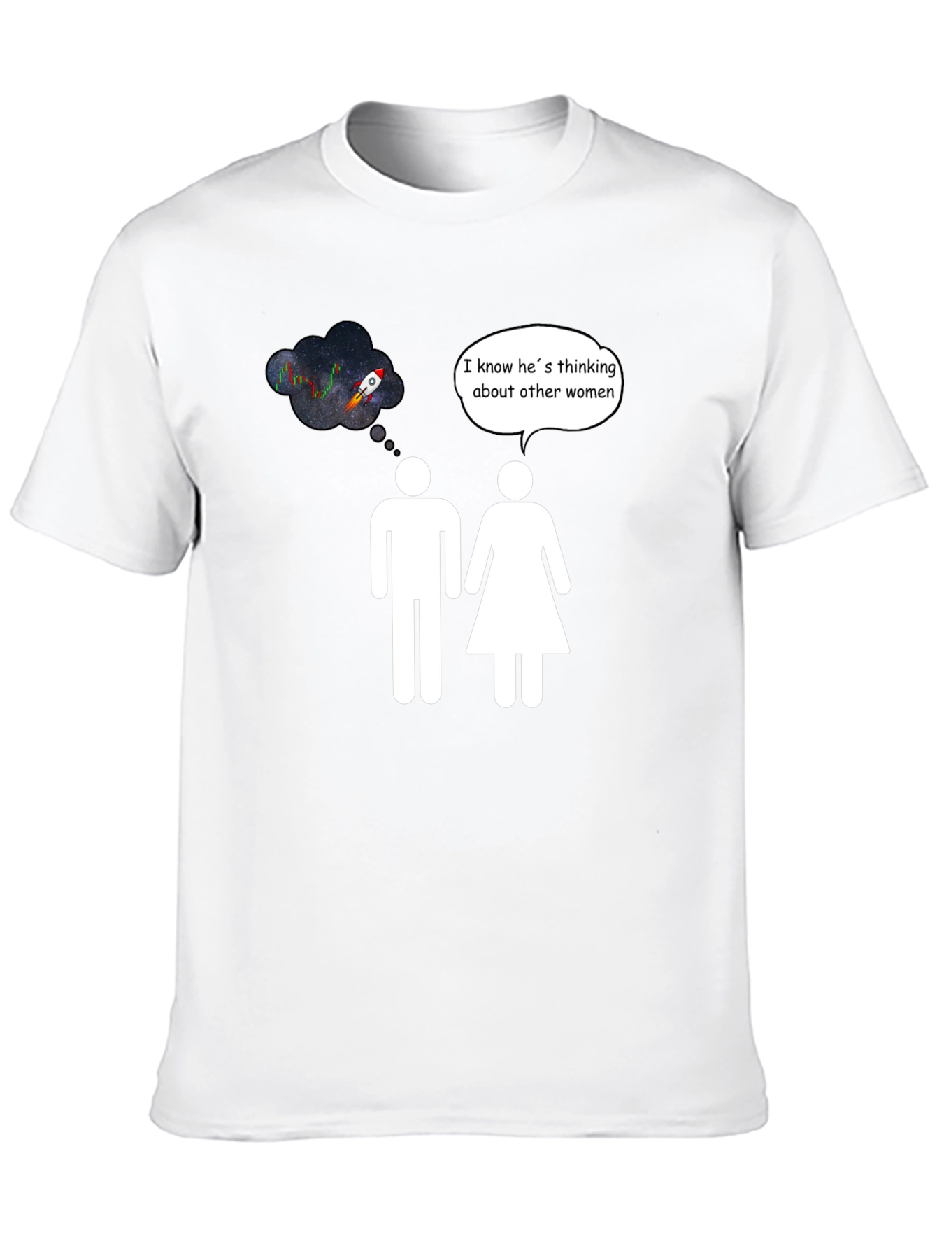 Rocket to the Moon Humor T-Shirt