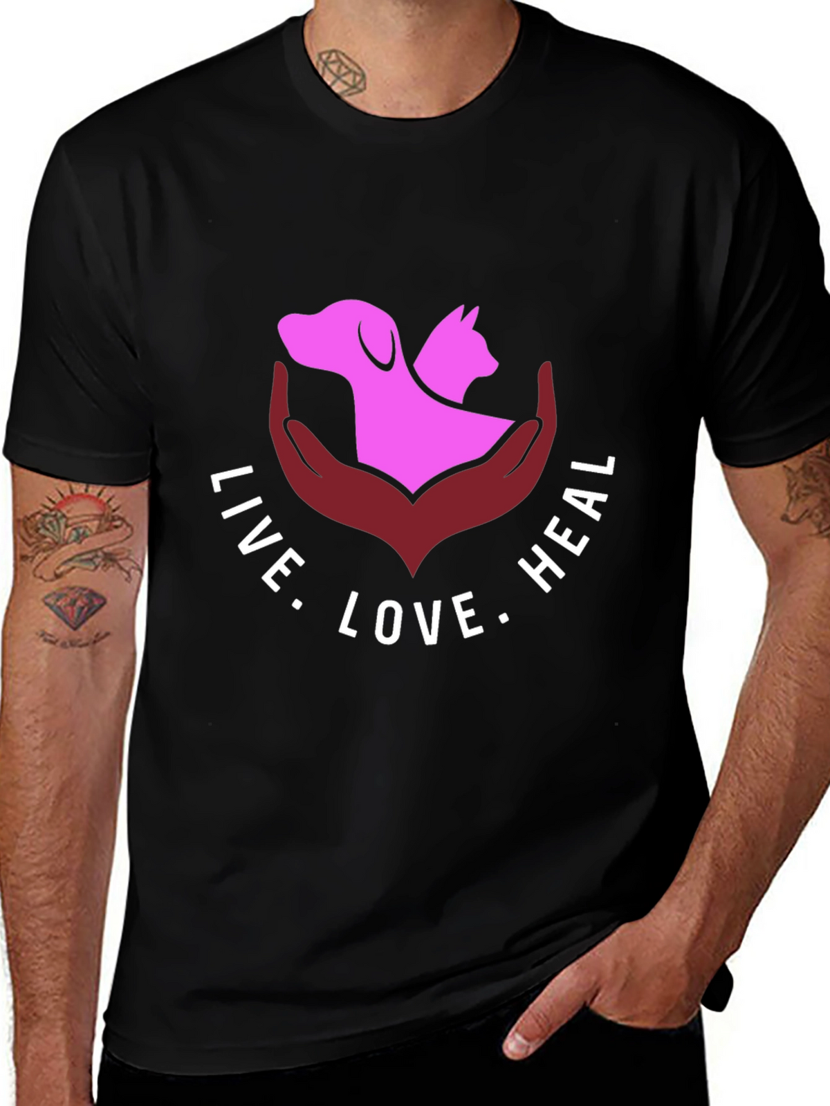 Live Love Heal Pet T-Shirt