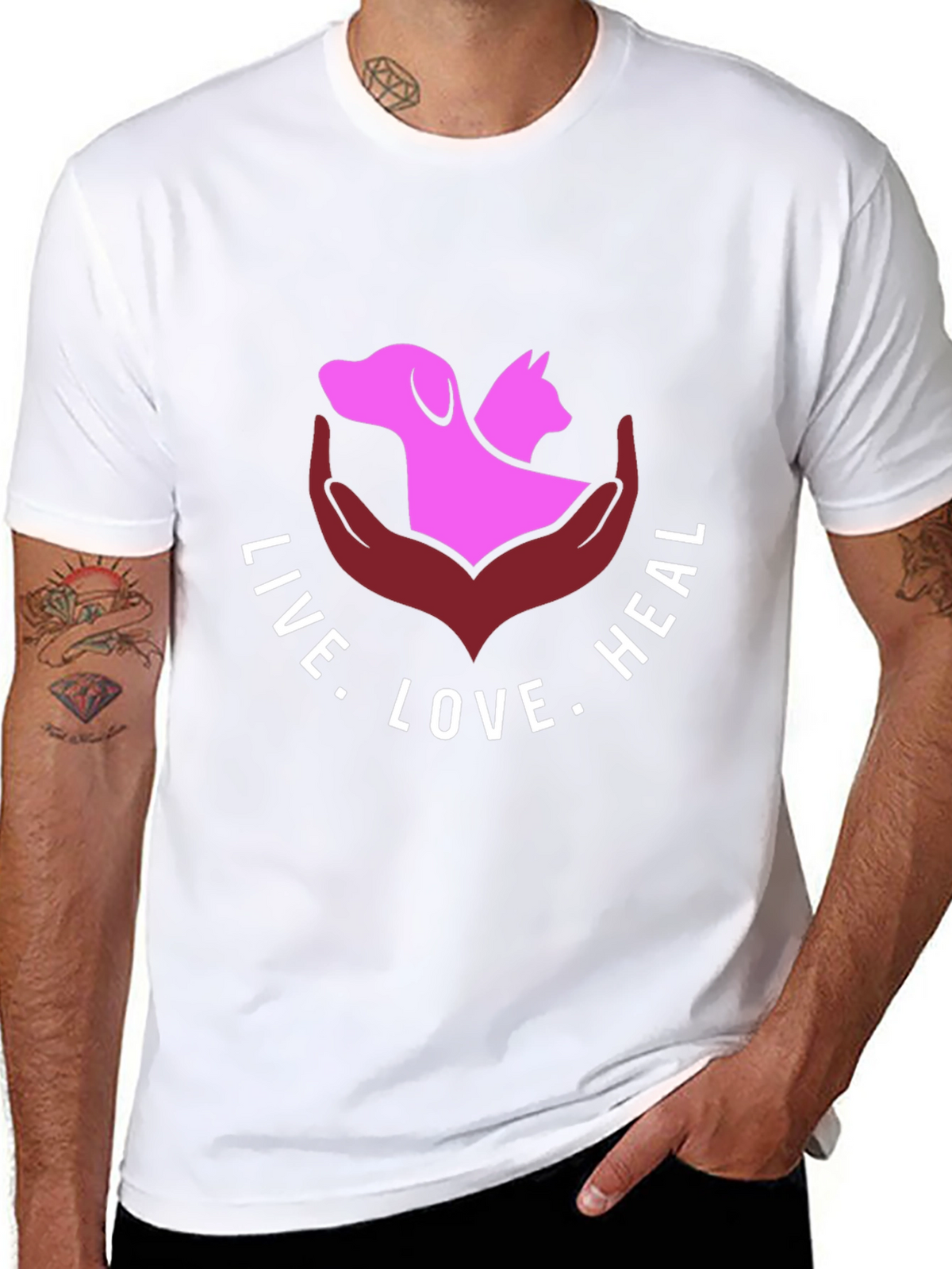 Live Love Heal Pet T-Shirt