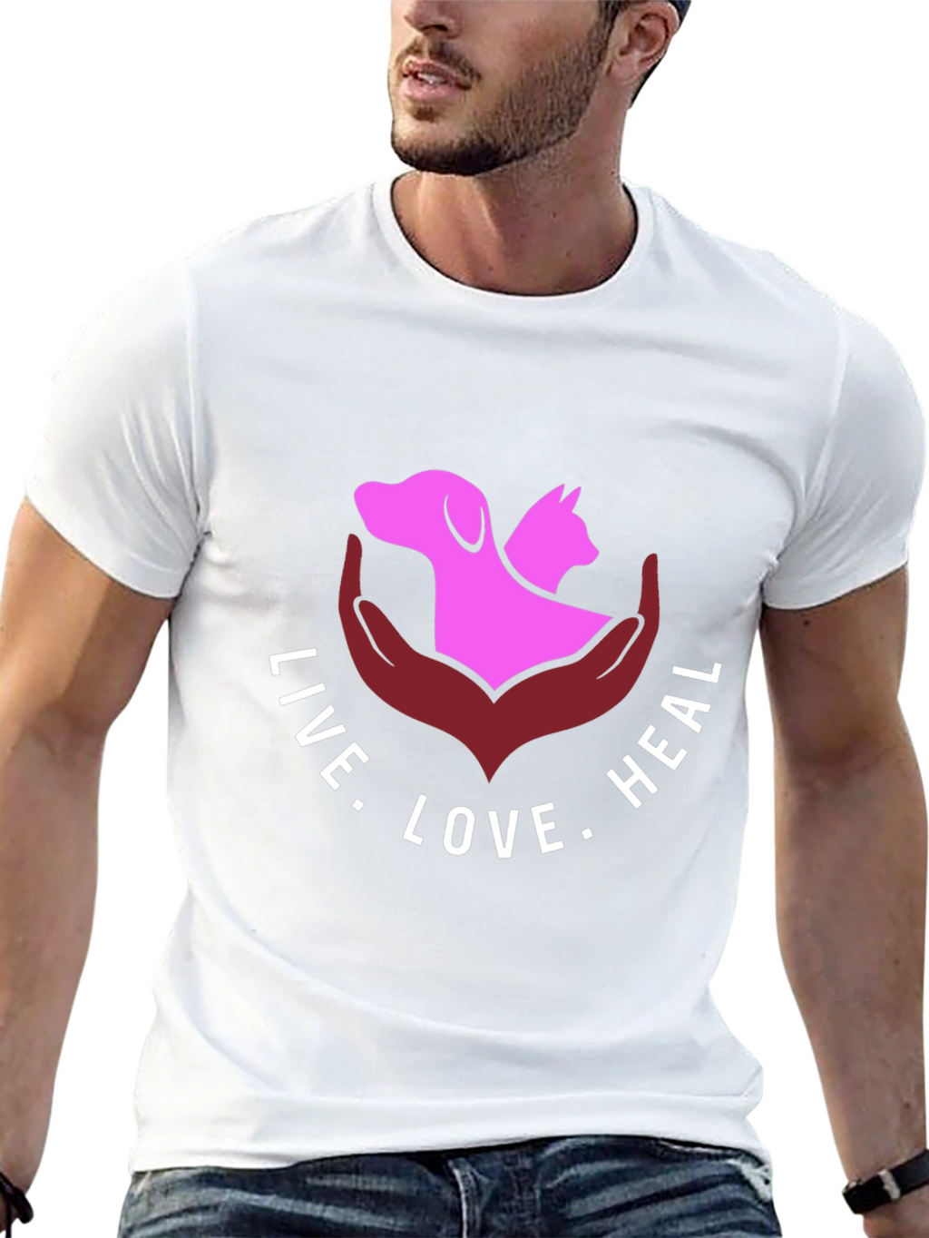 Live Love Heal Pet T-Shirt