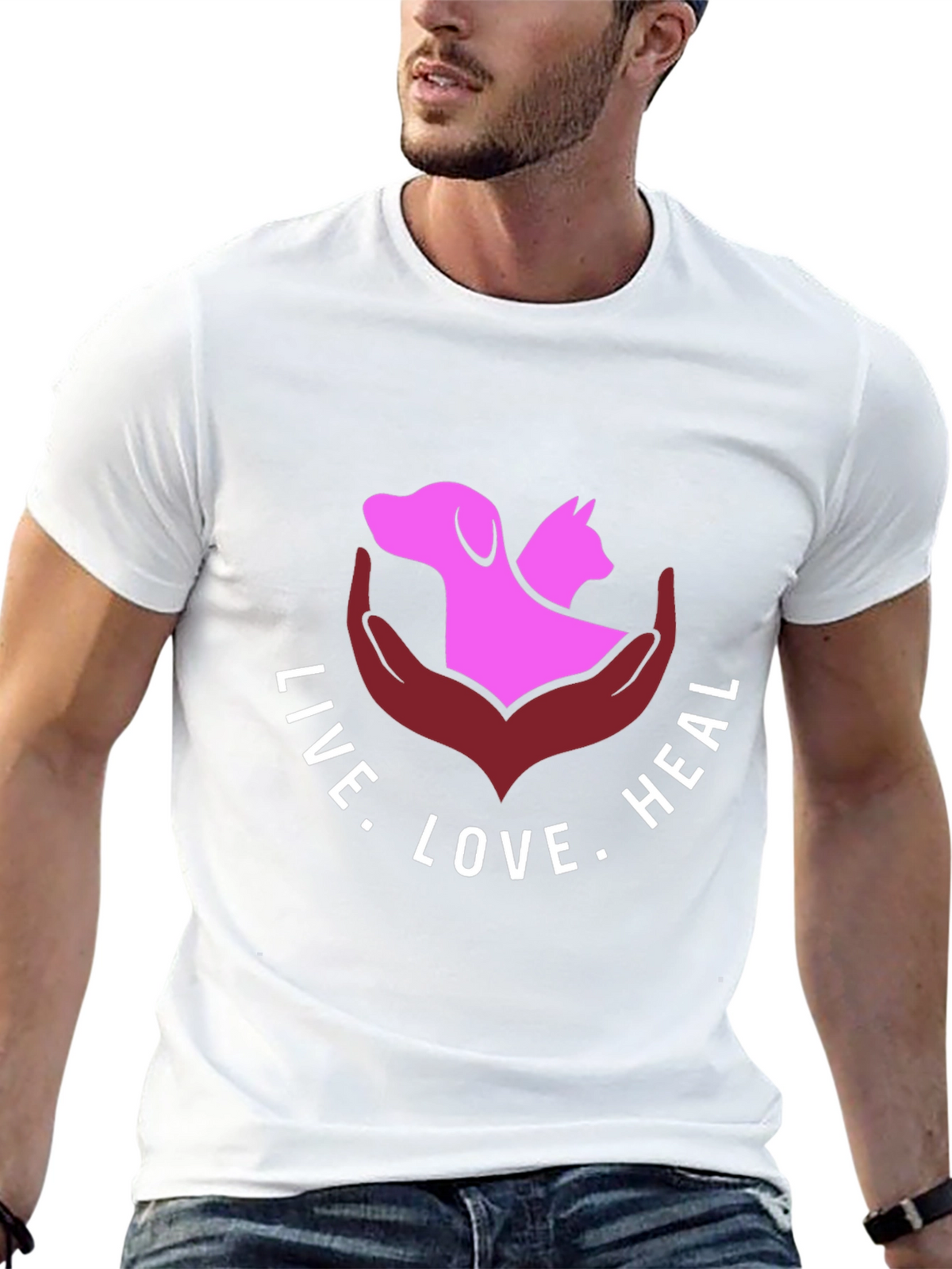 Live Love Heal Pet T-Shirt