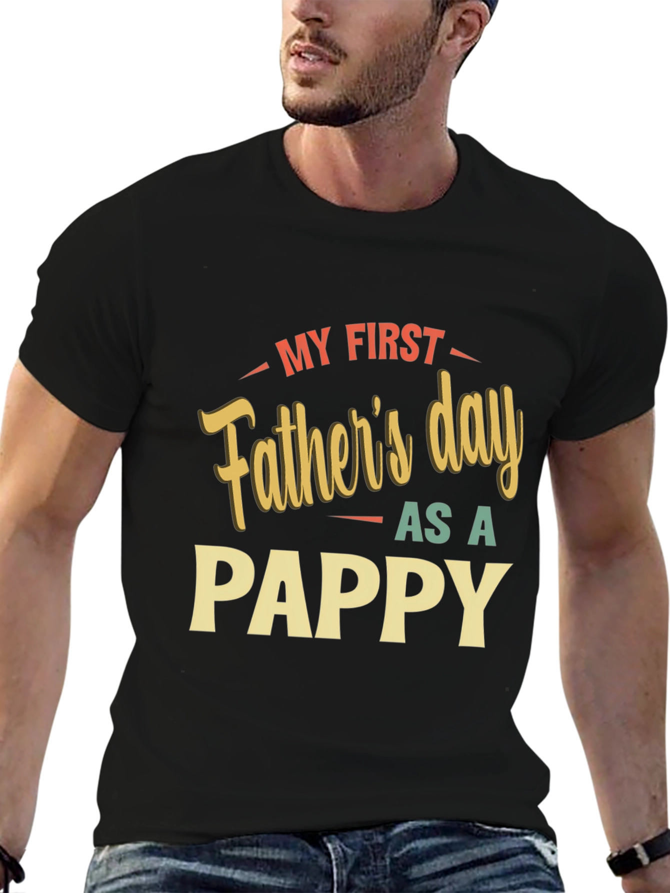 My First Fathers Day As A Pappy T-Shirt