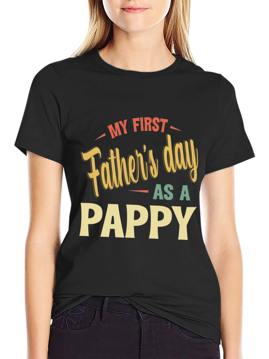 My First Fathers Day As A Pappy T-Shirt