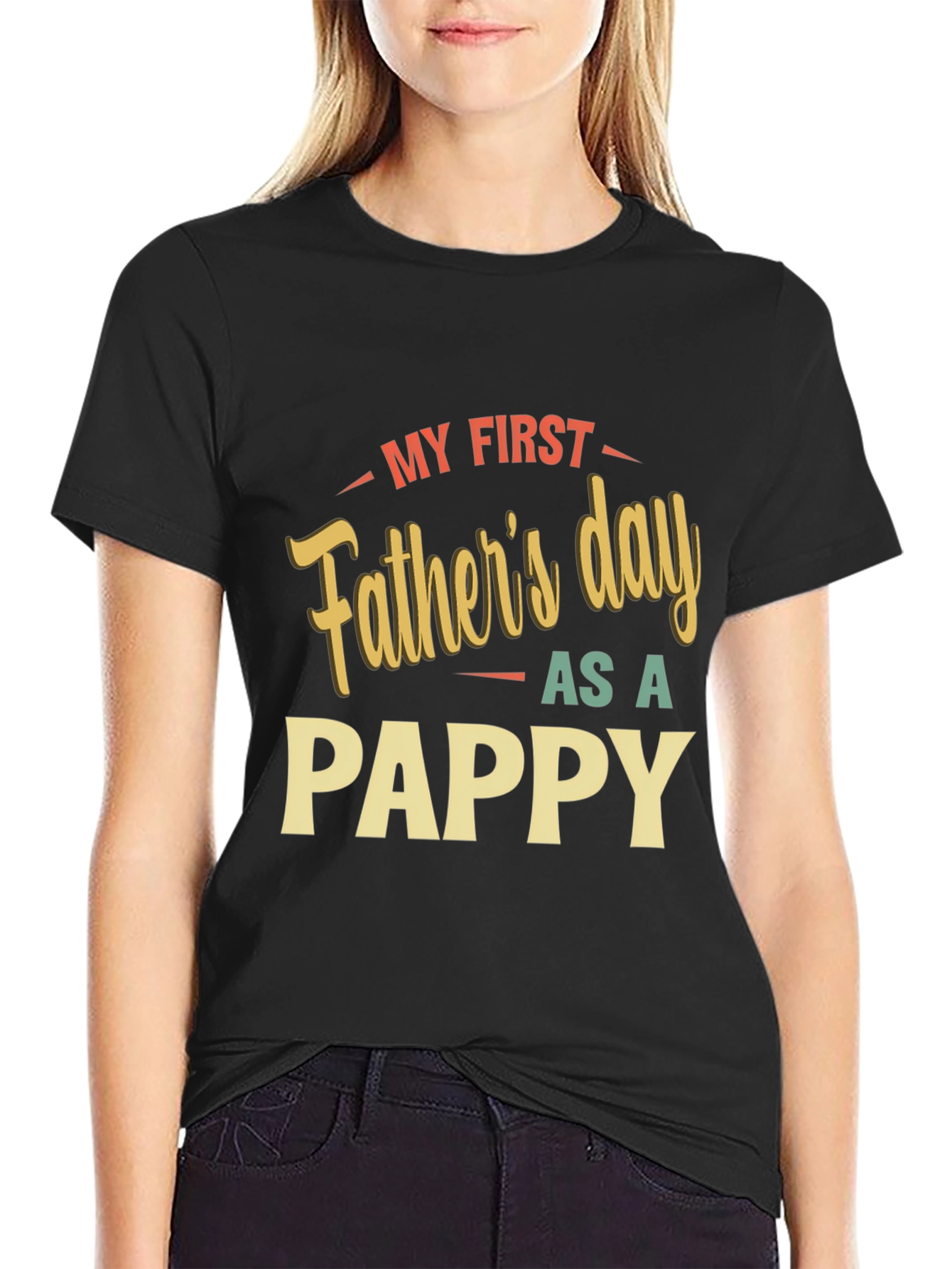 My First Fathers Day As A Pappy T-Shirt