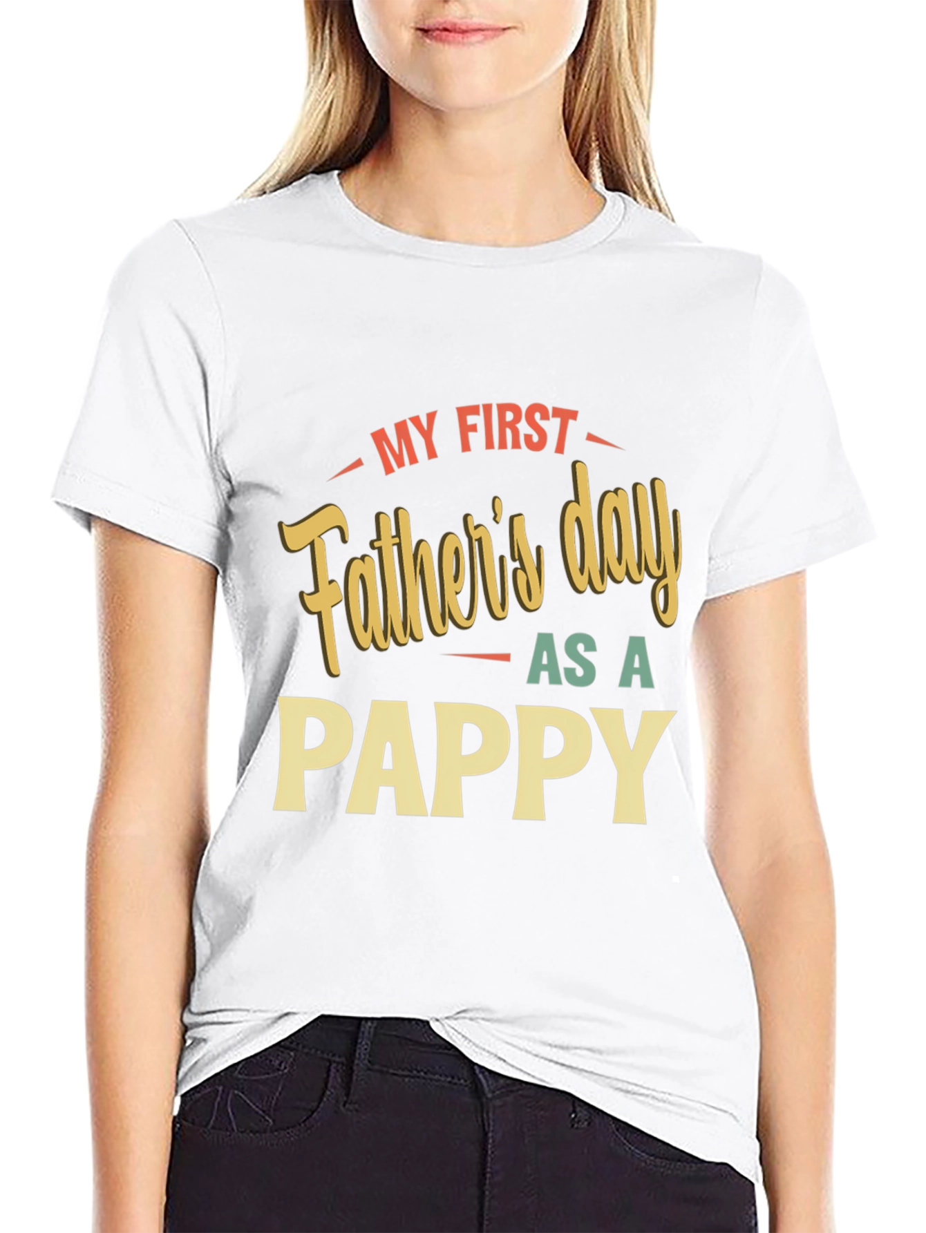 My First Fathers Day As A Pappy T-Shirt
