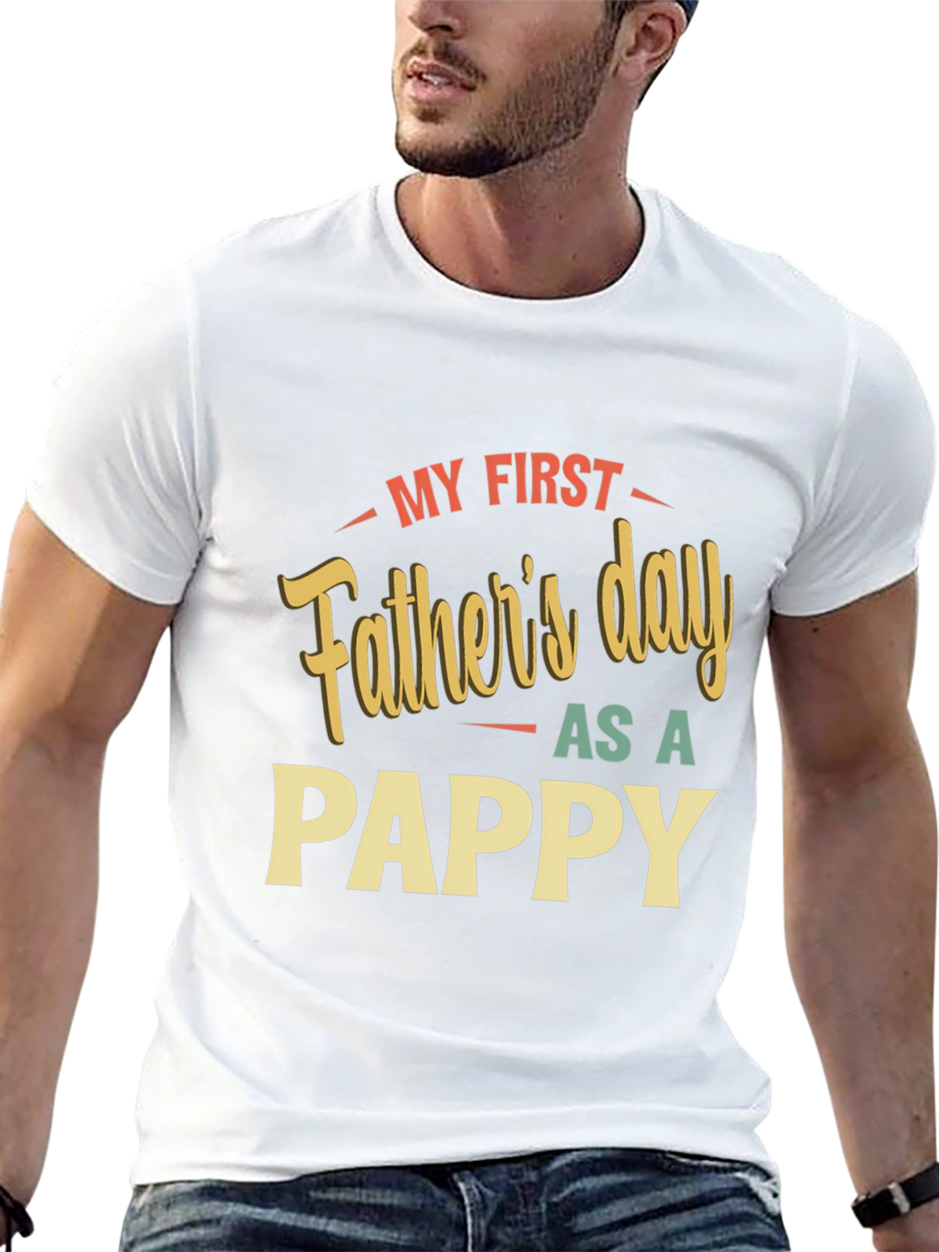 My First Fathers Day As A Pappy T-Shirt