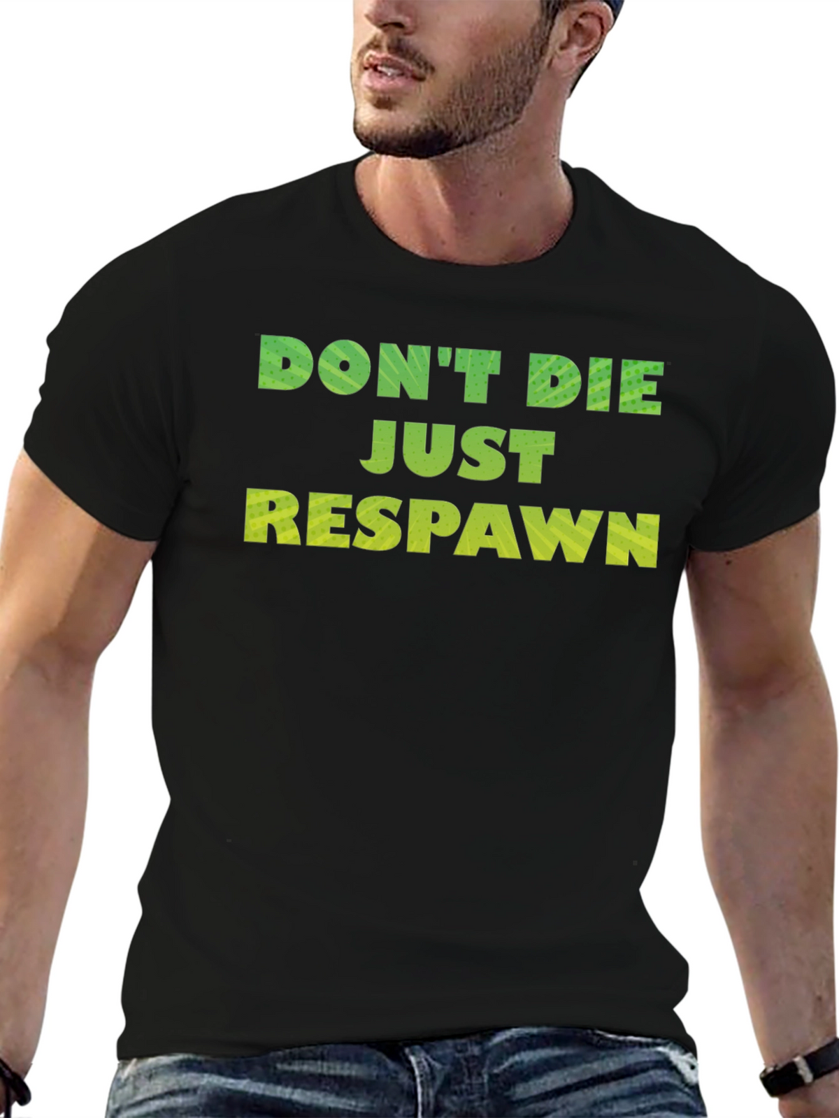 Dont Die Just Respawn Gaming T-Shirt