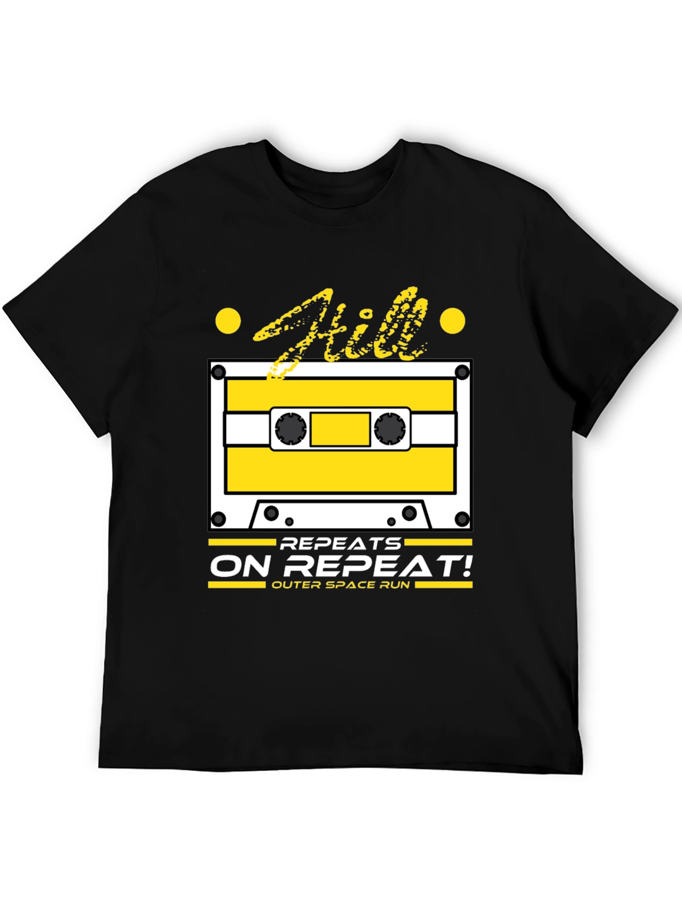 Repeats on Repeat T-Shirt - Cassette Tape Design
