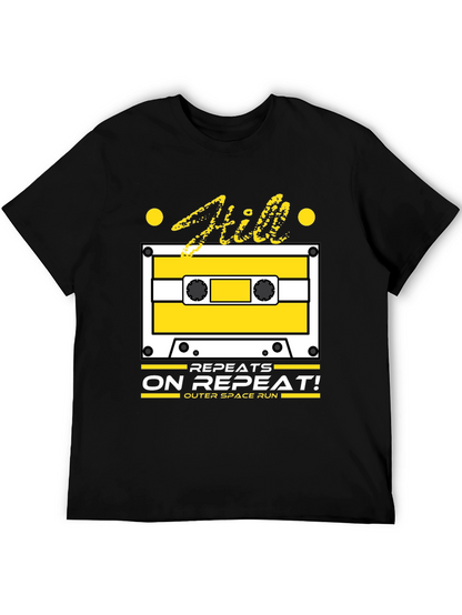 Repeats on Repeat T-Shirt - Cassette Tape Design
