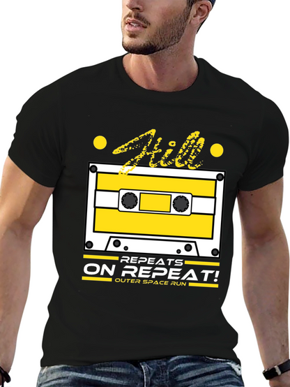 Repeats on Repeat T-Shirt - Cassette Tape Design