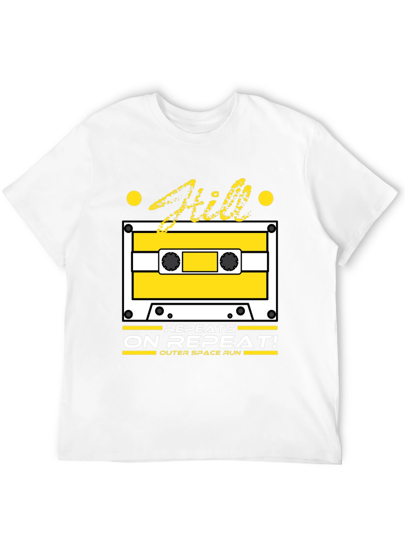 Repeats on Repeat T-Shirt - Cassette Tape Design