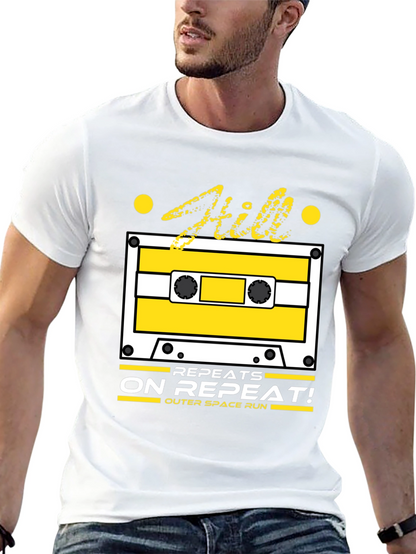 Repeats on Repeat T-Shirt - Cassette Tape Design