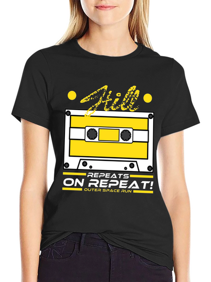 Repeats on Repeat T-Shirt - Cassette Tape Design