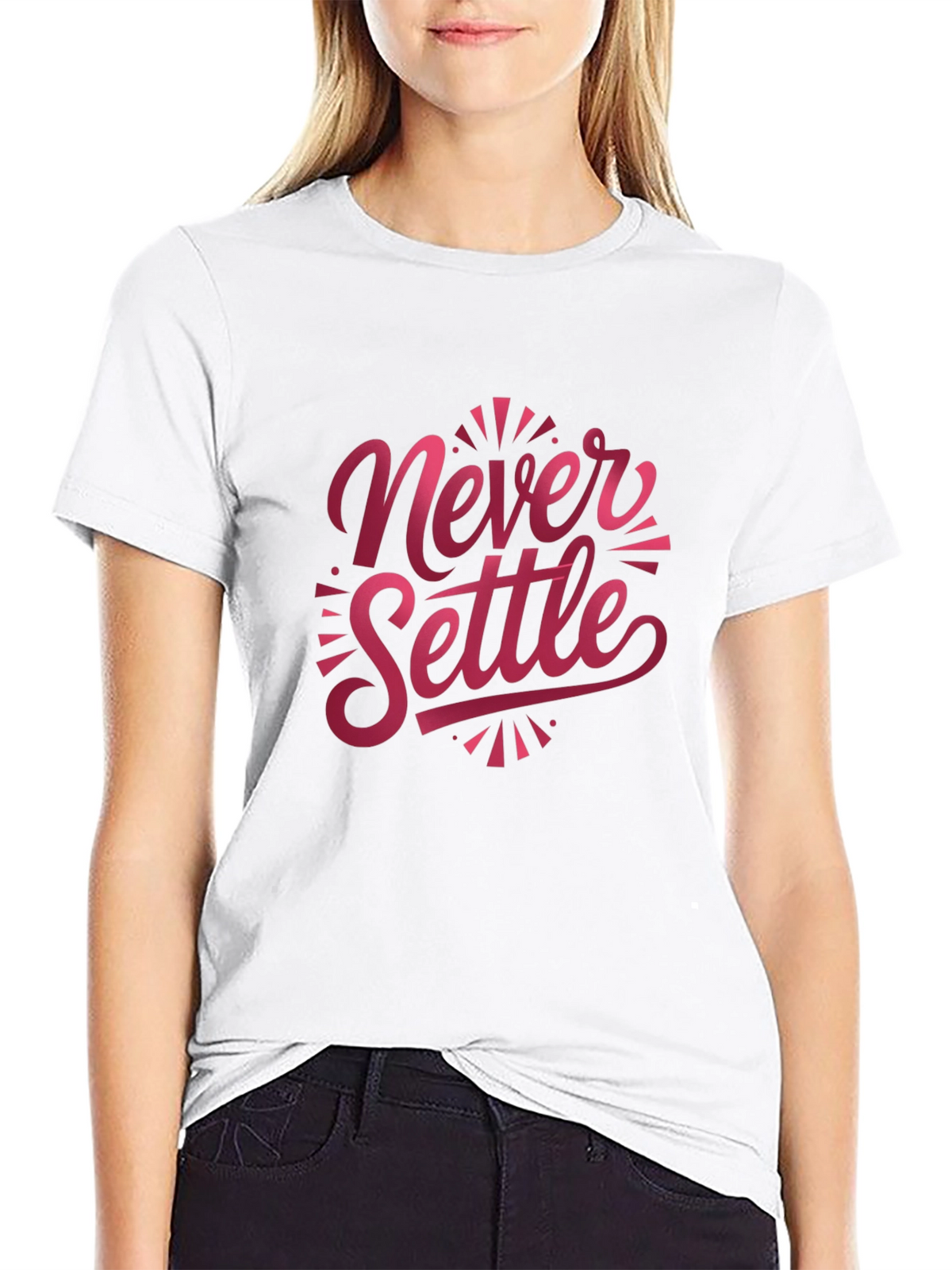 Never Settle Graphic T-Shirt