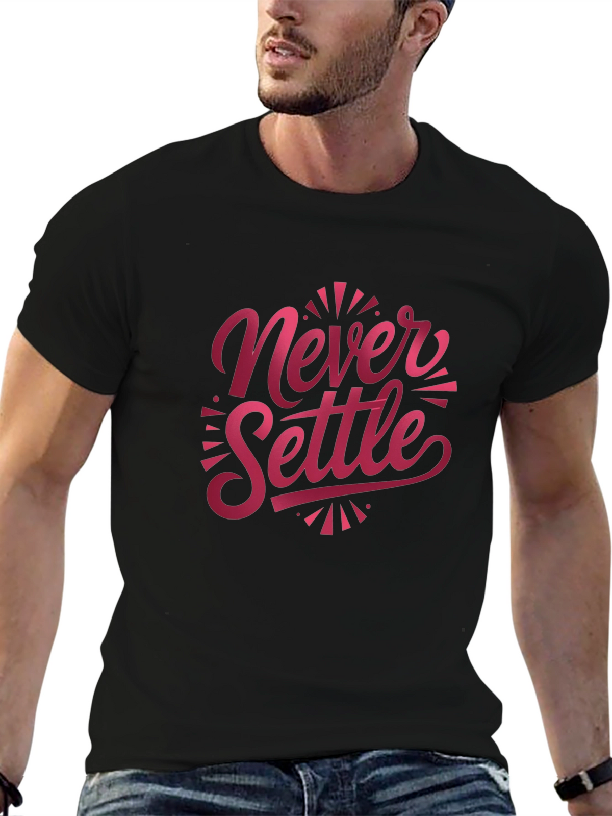 Never Settle Graphic T-Shirt