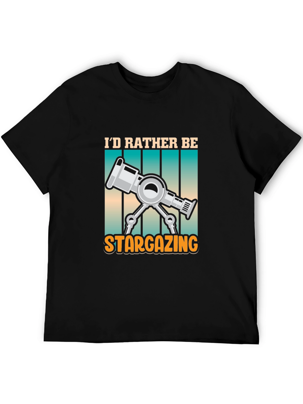 Stargazing Telescope Graphic Tee