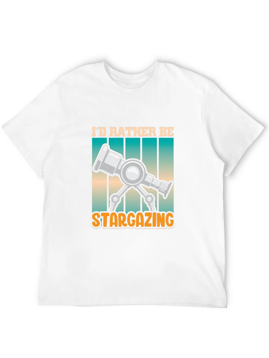 Stargazing Telescope Graphic Tee