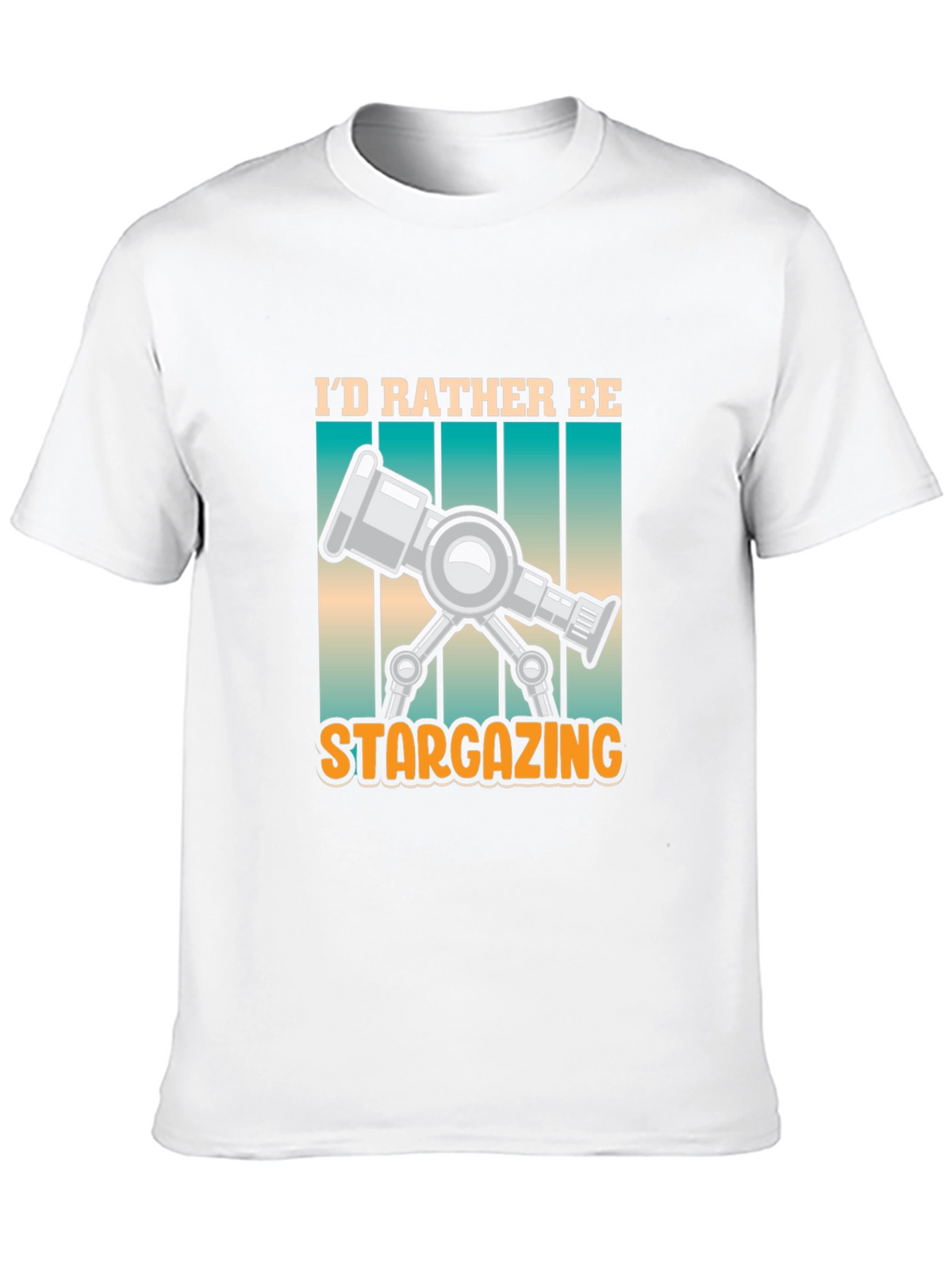 Stargazing Telescope Graphic Tee
