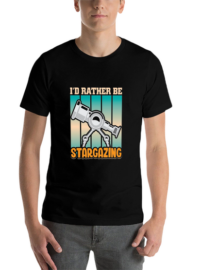 Stargazing Telescope Graphic Tee