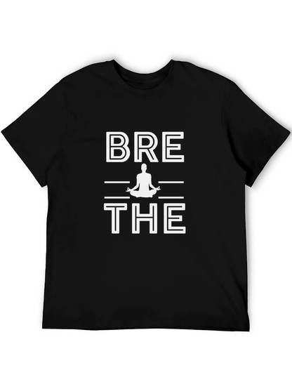 Breathe Yoga Meditation Graphic T-Shirt
