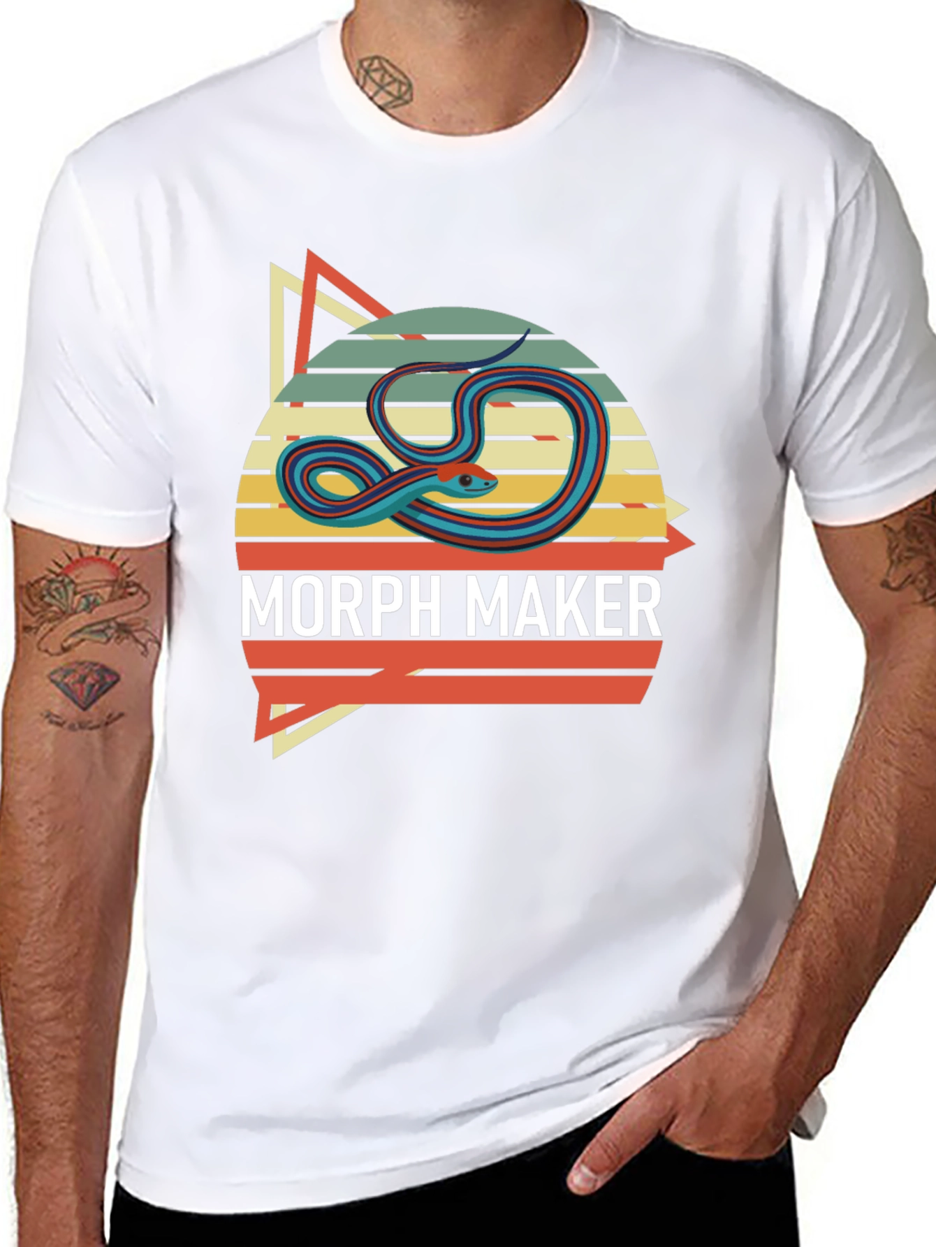Morph Maker T-Shirt - Retro Snake Design