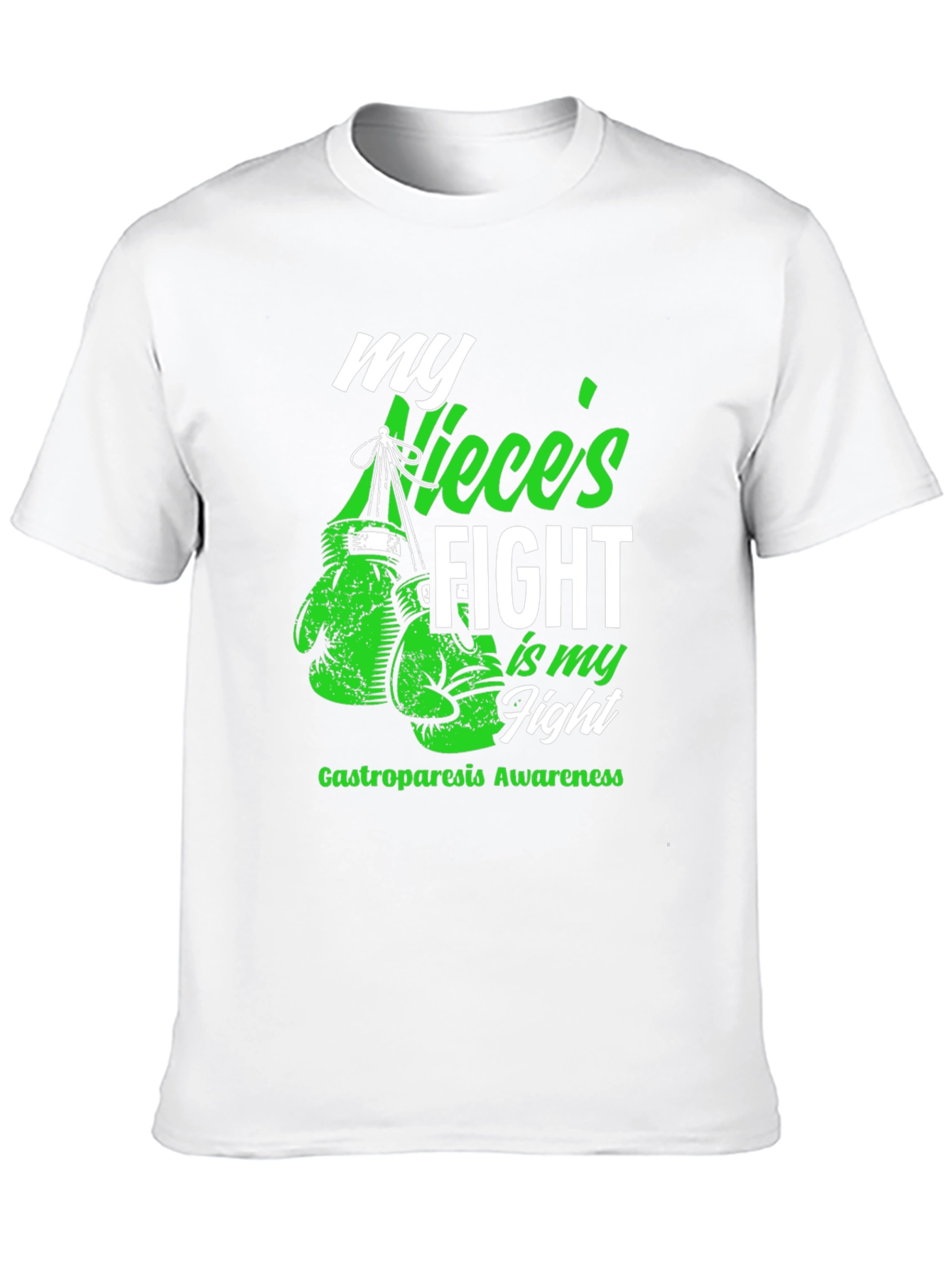 My Nieces Fight Gastroparesis Awareness Boxing T-Shirt