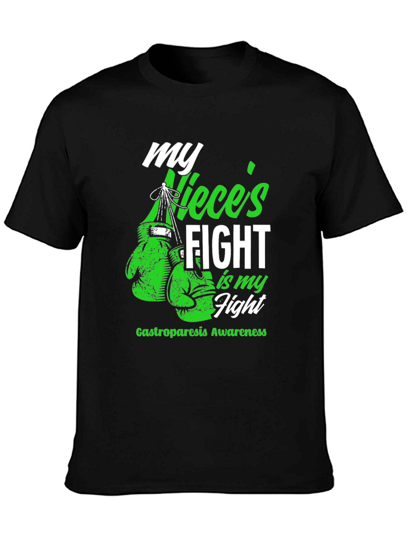 My Nieces Fight Gastroparesis Awareness Boxing T-Shirt