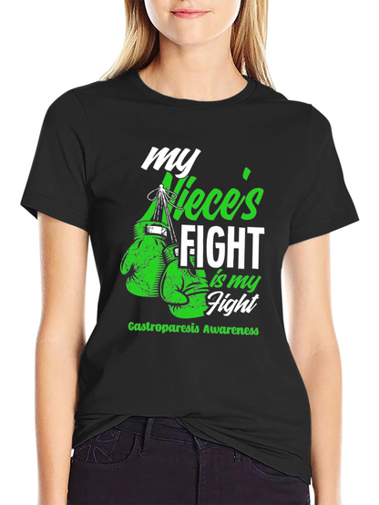 My Nieces Fight Gastroparesis Awareness Boxing T-Shirt