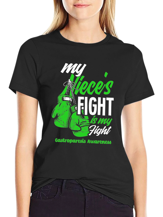 My Nieces Fight Gastroparesis Awareness Boxing T-Shirt