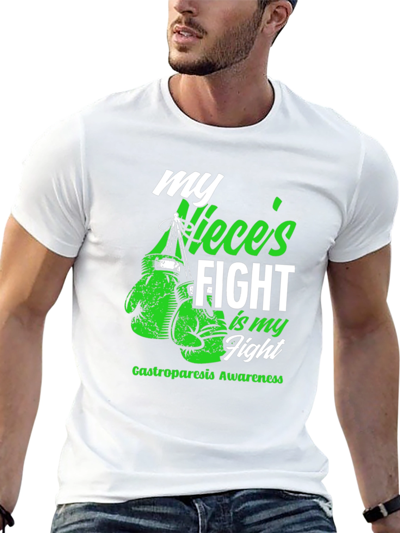 My Nieces Fight Gastroparesis Awareness Boxing T-Shirt