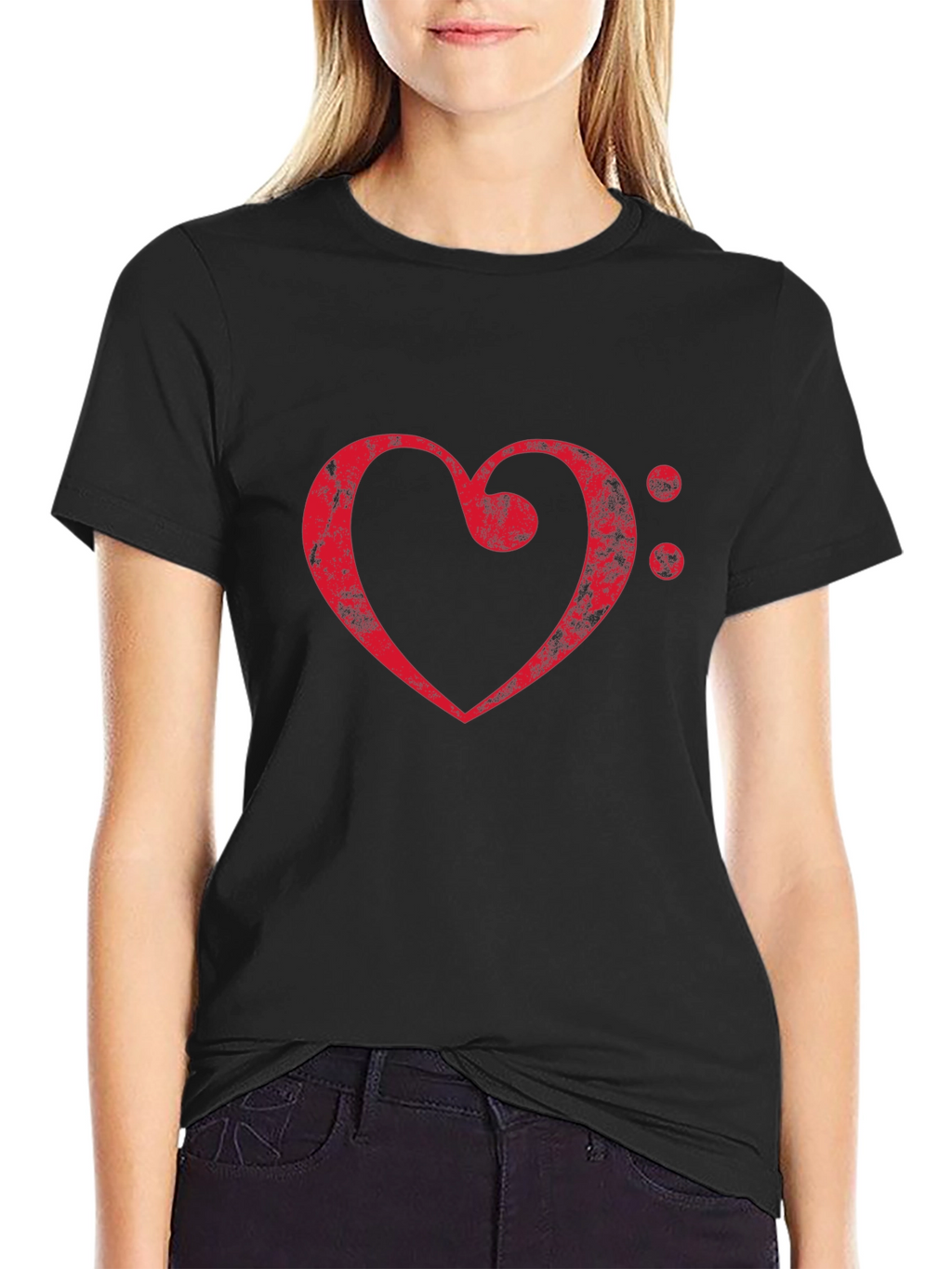 Musical Heart Graphic T-Shirt