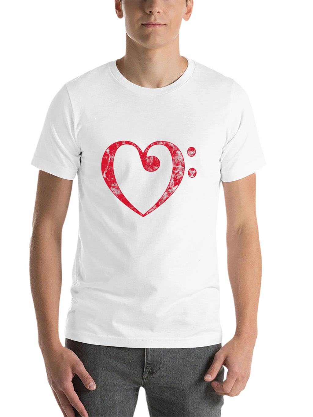 Musical Heart Graphic T-Shirt