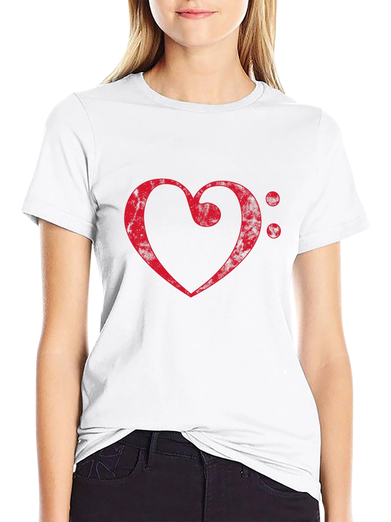 Musical Heart Graphic T-Shirt