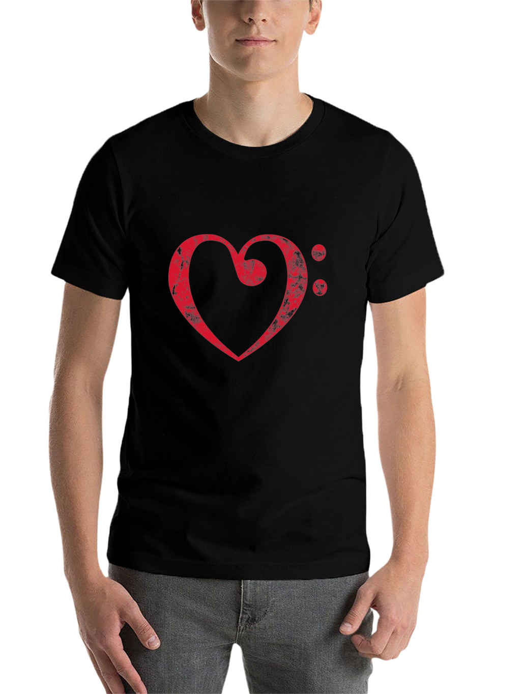 Musical Heart Graphic T-Shirt