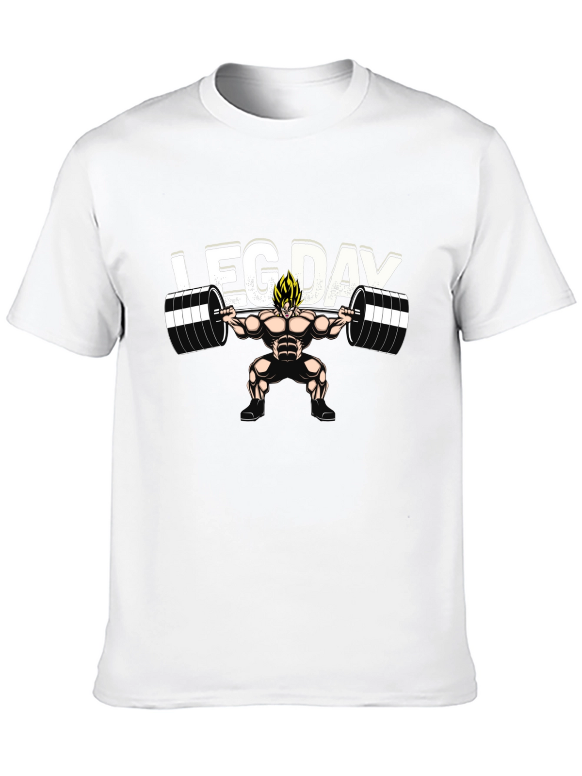 Leg Day Anime T-Shirt - Black