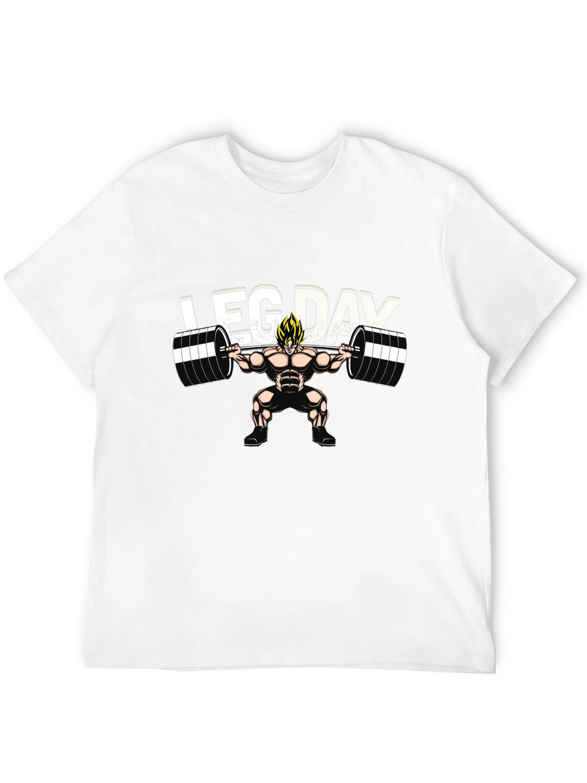Leg Day Anime T-Shirt - Black