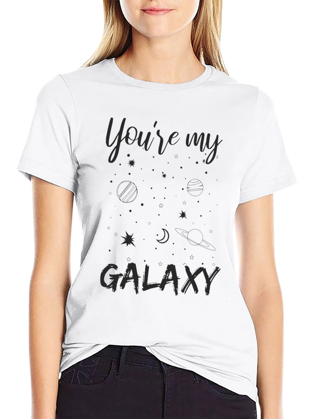 Youre My Galaxy Graphic Print Tee