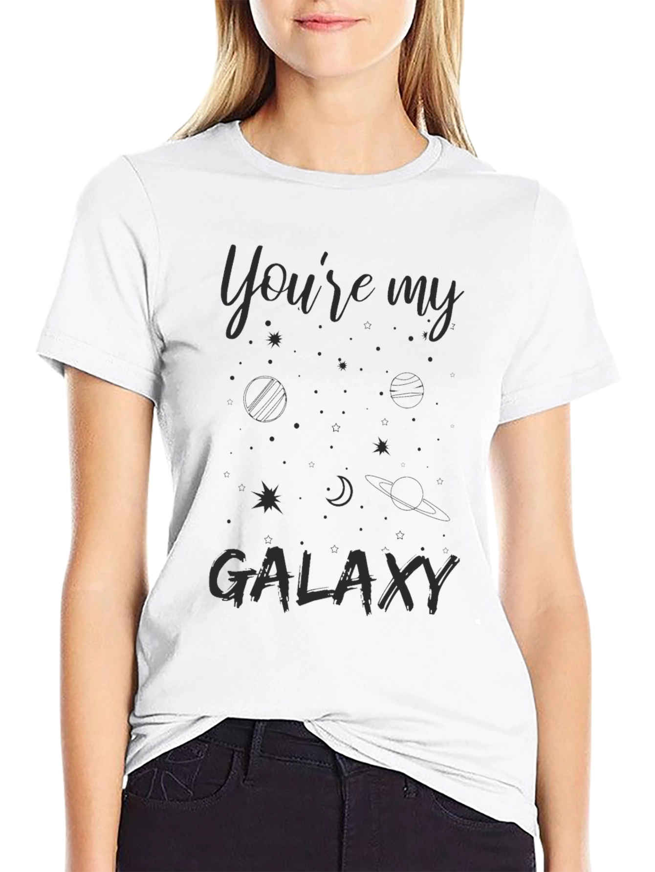 Youre My Galaxy Graphic Print Tee