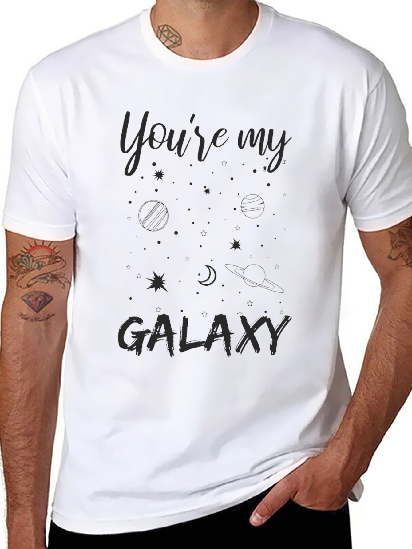 Youre My Galaxy Graphic Print Tee