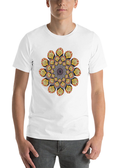 Mandala T-Shirt: Stylish Geometric Design Black