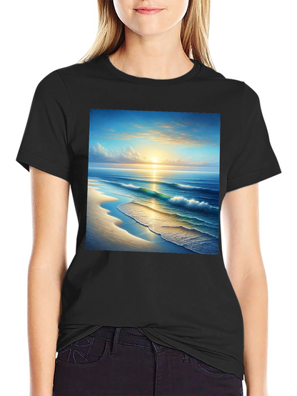 Sunset Beach Graphic T-Shirt