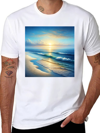 Sunset Beach Graphic T-Shirt