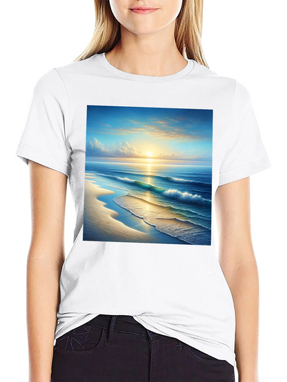Sunset Beach Graphic T-Shirt